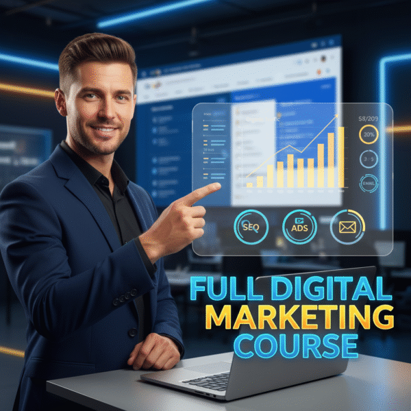Full  Course  of Digital Marketing – Complete Guide to SEO, ADS ,Social Media & Online Growth
